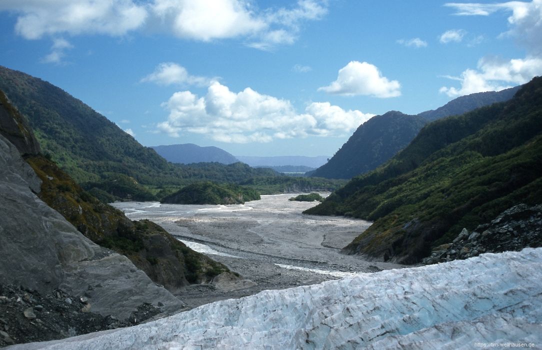 Bilder aus Neuseeland - Auf dem Franz-Josef Gletscher