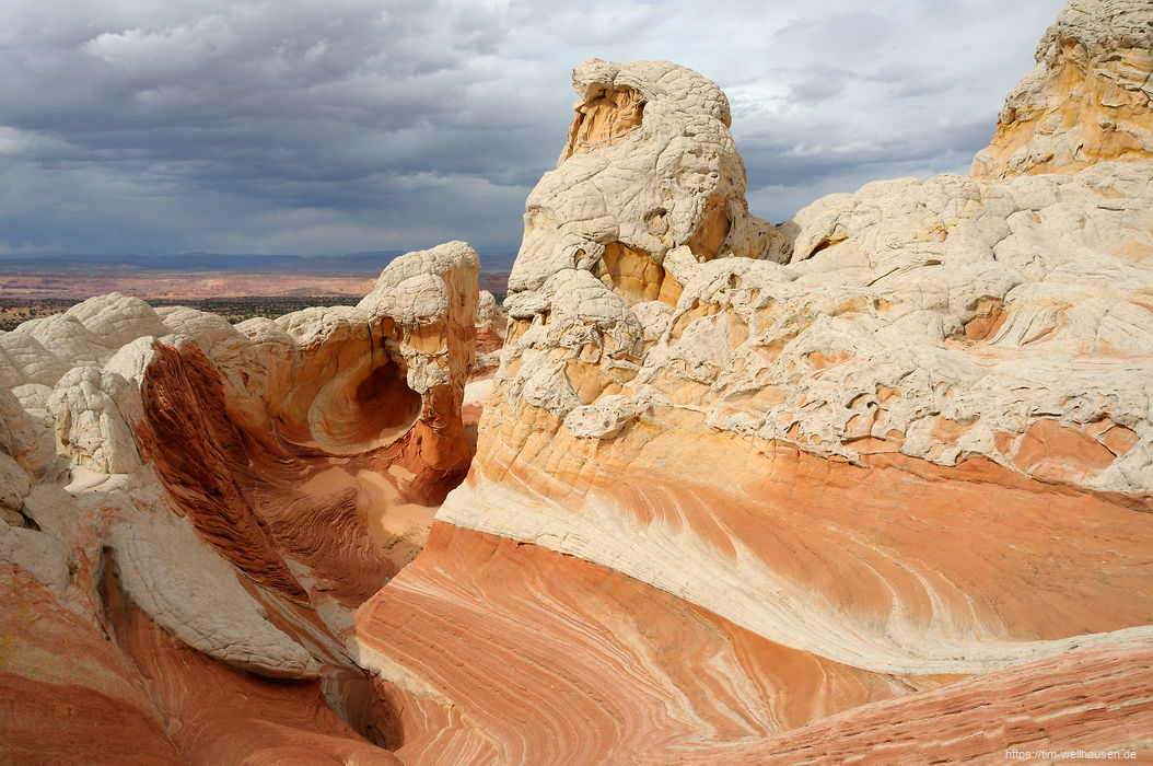 Bilder aus dem S�dwesten der USA - Mini-Canyon bei der White Pocket