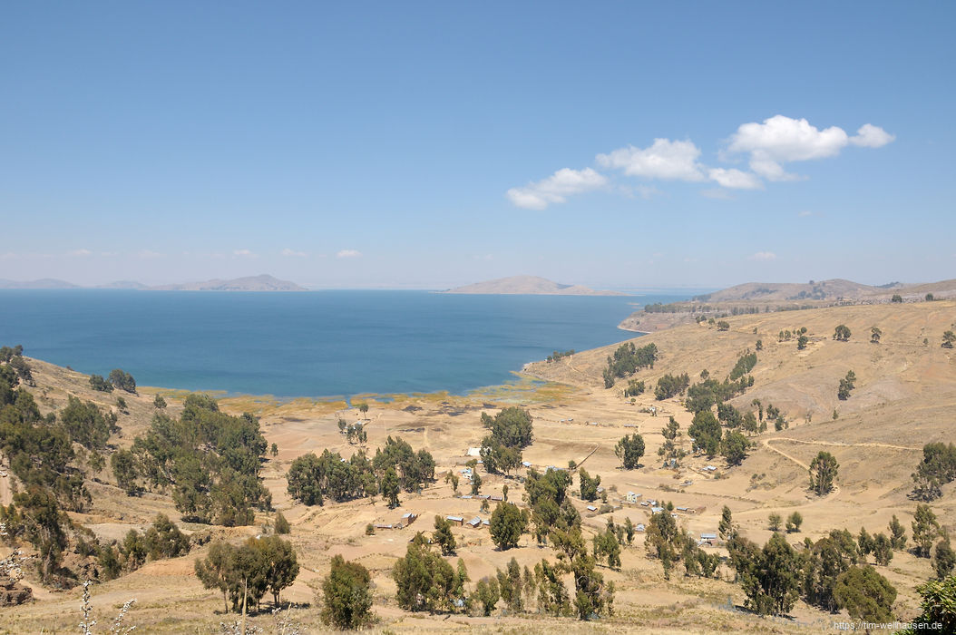 Wieder zurück im Andenhochland: Von La Paz aus Richtung Peru liegt der Titicaca-See.