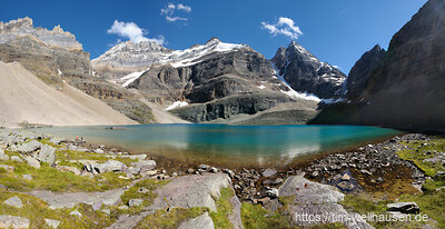 Oberhalb vom Lake O'Hara liegt der Lake Oesa.