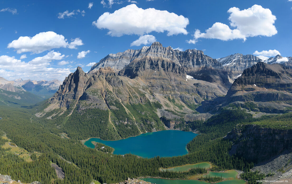 Und noch eine grandiose Sicht auf den Lake O'Hara.