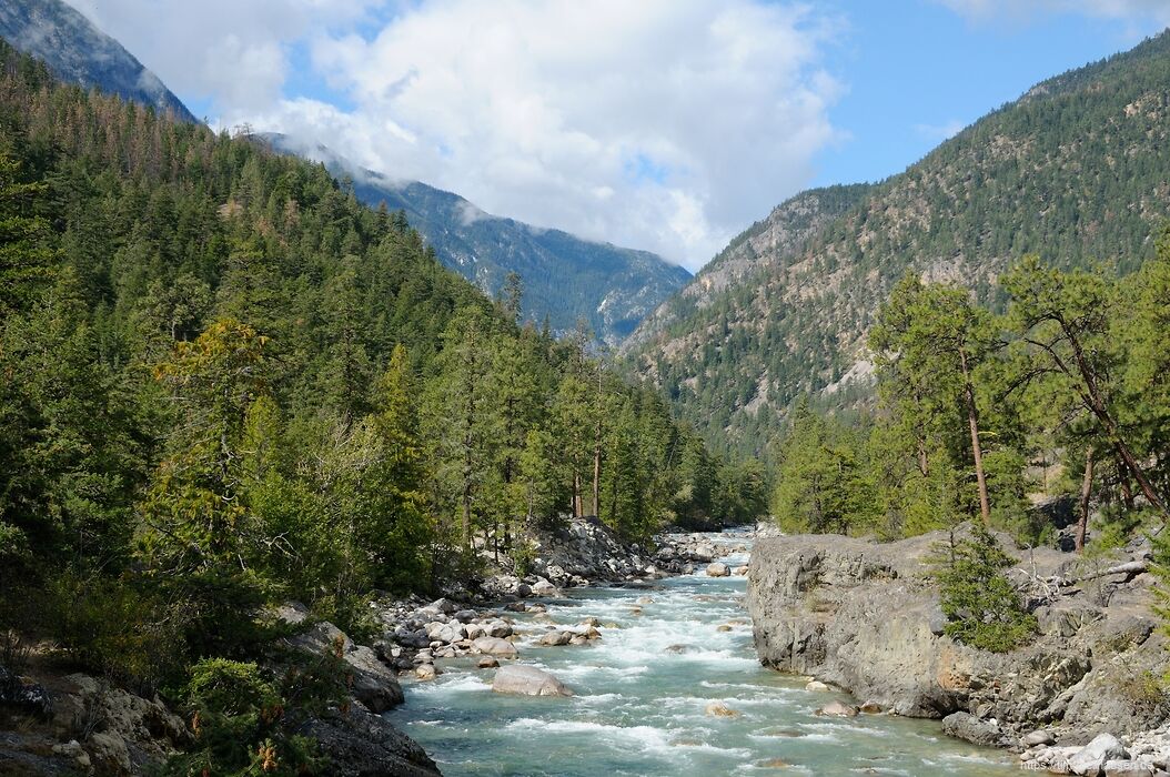 Das ruhige und fast unberührte Stein Valley wird nur von wenigen Besuchern bewandert.