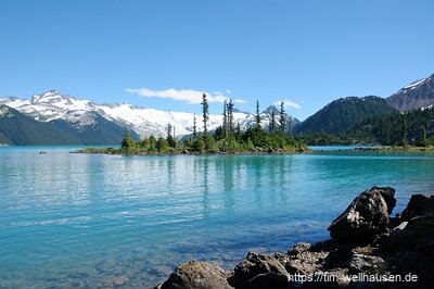 Der Weg zum Garibaldi Lake führt über lange und steile Serpentinen - aber die Aussicht ist wieder einmal grandios.