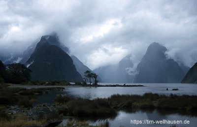 Milford Sound nach dem Regen