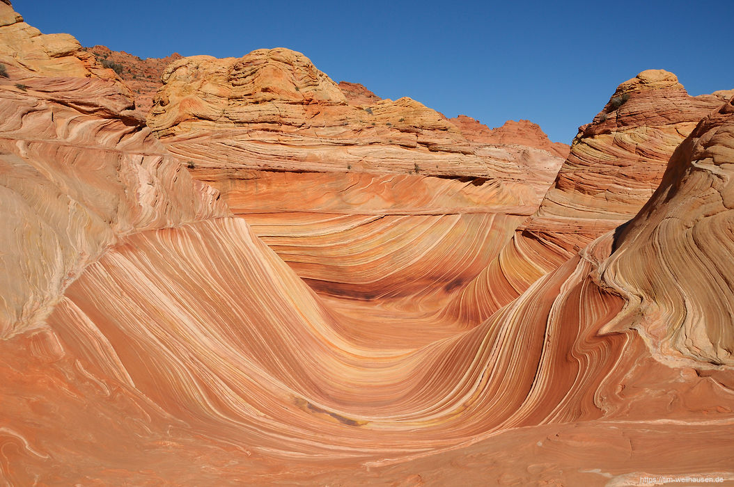 Im Herzen der Coyote Buttes North liegt die berühmte Wave.