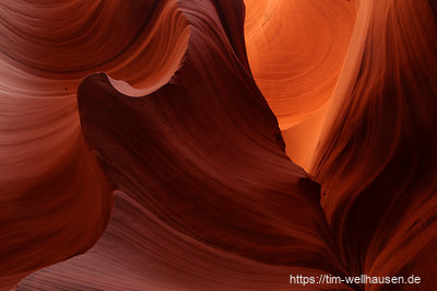 Farben und Strukturen im Lower Antilope Canyon