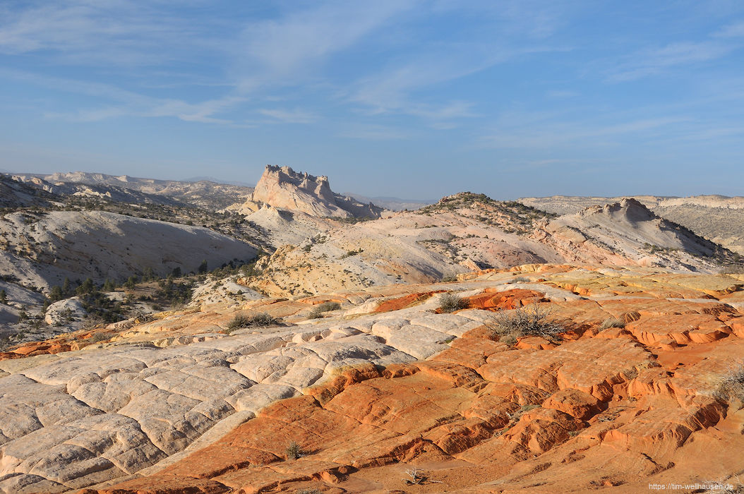 Blick vom Yellow Rock auf den Castle Rock.